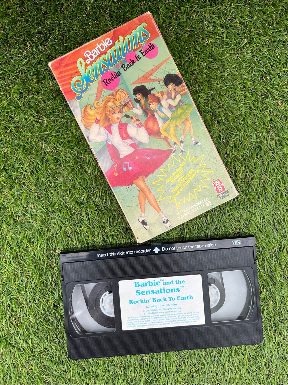 VINTAGE 1990 VHS Barbie and the Sensations: Rockin' Back to Earth Hi-Tops Video